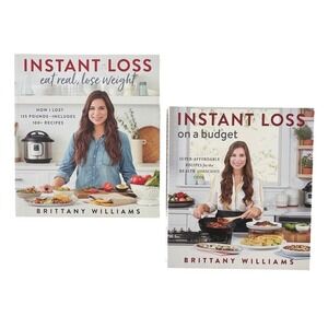 2-Book‎ Set Instant Loss Healthy Weight Loss Cookbooks Excellent Condition